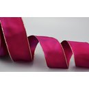 3 m x 40 mm Dekoband FAIRY TALE FUCHSIA GOLD...
