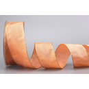 25 m x 40 mm Dekoband FAIRY TALE APRICOT GOLD...