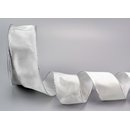 25 m x 40 mm Dekoband FAIRY TALE HELLGRAU SILBER...