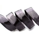 3 m x 25 mm Dekoband GLOSSY ANTHRAZIT Glanzband metallic...