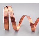 20 m x 15 mm Dekoband GLOSSY ROSA GOLD Glanzband metallic...