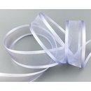 3 m x 25 mm Chiffonband mit Satin Kante FLIEDER (82)...