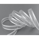 3 m x 10 mm Chiffonband mit Satin Kante HELLGRAU (Sehr...