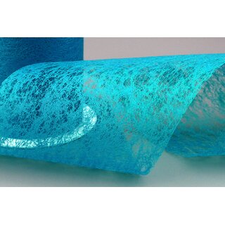 VLIES Dekoband 3 m x 10 cm TÜRKIS Aquablau Vliesband...