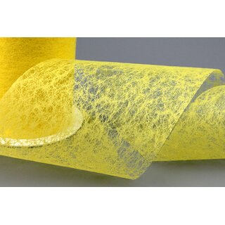 VLIES Dekoband 3 m x 10 cm GELB Vliesband Geschenkband...
