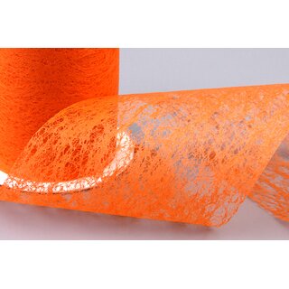 VLIES Dekoband 3 m x 10 cm ORANGE Vliesband Geschenkband...