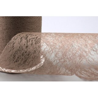 VLIES Dekoband 3 m x 10 cm TAUPE Vliesband Geschenkband...