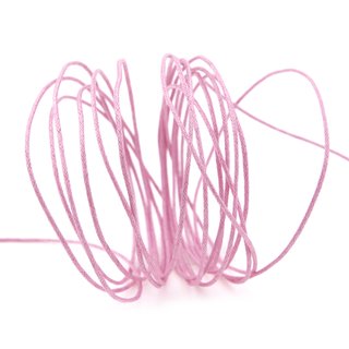 3 m x 1 mm Wachskordel ROSA Wachsband Schmuckband...
