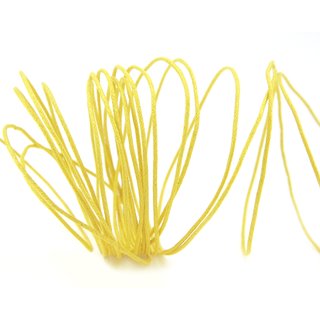3 m x 1 mm Wachskordel GELB Wachsband Schmuckband...