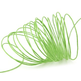 3 m x 1 mm Wachskordel GRÜN Wachsband Schmuckband...
