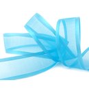 25 m x 25 mm Chiffonband mit Satin Kante TRKIS (72)...