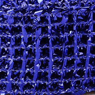 3 m x 50 mm Dekoband GLANZ GITTER BLAU Geschenkband Karo Dekoration glnzend Metallic