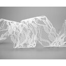 3 m x 40 mm Spitzenband LAURA WEISS Dekoband Spitze...