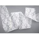 3 m x 72 mm Spitzenband LAURA WEISS Dekoband Spitze...