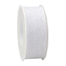 25 m x 40 mm Spitzenband LAURA WEISS Dekoband Spitze...