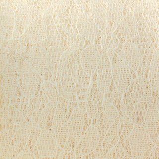 25 m x 40 mm Spitzenband LAURA CREME Ivory Dekoband Spitze Polyester Vintage Hochzeit Tllspitze
