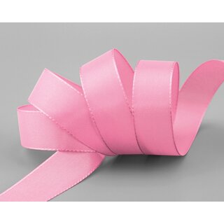 Dekoband TAFTBAND 3 m x 25 mm ROSA Geschenkband Stoffband Taft Visco