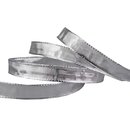 3 m x 15 mm Dekoband GLOSSY SILBER Glanzband metallic...