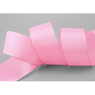 Dekoband TAFTBAND 3 m x 40 mm ROSA Geschenkband Stoffband Taft Visco