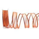 20 m x 25 mm Dekoband VANCOUVER Kupfer mit Draht...