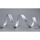 3 m x 15 mm Dekoband GLAMOUR SILBER Geschenkband glnzend...