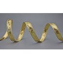 3 m x 15 mm Dekoband GLAMOUR GOLD Geschenkband glnzend...