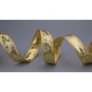 3 m x 25 mm Dekoband GLAMOUR GOLD Geschenkband glnzend...