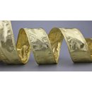 3 m x 40 mm Dekoband GLAMOUR GOLD Geschenkband glnzend...