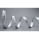 25 m x 15 mm Dekoband GLAMOUR SILBER Geschenkband...