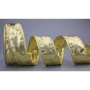 25 m x 40 mm Dekoband GLAMOUR GOLD Geschenkband glnzend...