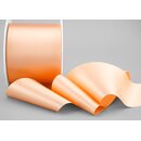25 m x 72 mm Satinband Sophie APRICOT (134) Satin...