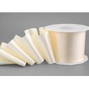 25 m x 72 mm Satinband Sophie CREME Ivory (004) Satin...