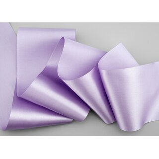 25 m x 72 mm Satinband Sophie FLIEDER Lavendel (024) Satin Tischband Schleifenband breites weiches Band Tischdekoration Tisch Deko