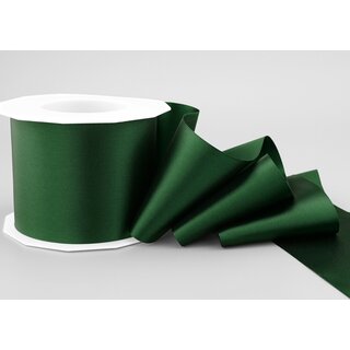 25 m x 72 mm Satinband Sophie DUNKELGRN Tannengrn (035) Satin Tischband Schleifenband breites weiches Band Tischdekoration Tisch Deko