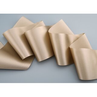 25 m x 72 mm Satinband Sophie TAUPE (105) Satin Tischband Schleifenband breites weiches Band Tischdekoration Tisch Deko
