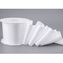 25 m x 72 mm Satinband Sophie WEISS (601) Satin Tischband...