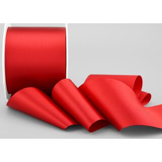 25 m x 72 mm Satinband Sophie ROT (609) Satin Tischband Schleifenband breites weiches Band Tischdekoration Tisch Deko