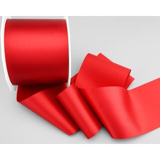 25 m x 72 mm Satinband Sophie ROT (609) Satin Tischband Schleifenband breites weiches Band Tischdekoration Tisch Deko