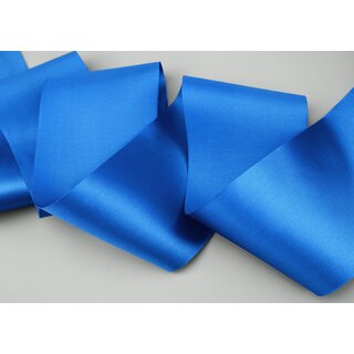 25 m x 72 mm Satinband Sophie BLAU (614) Satin Tischband Schleifenband breites weiches Band Tischdekoration Tisch Deko