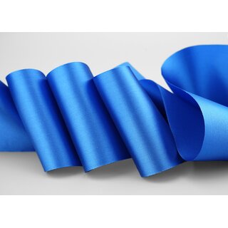 25 m x 72 mm Satinband Sophie BLAU (614) Satin Tischband Schleifenband breites weiches Band Tischdekoration Tisch Deko