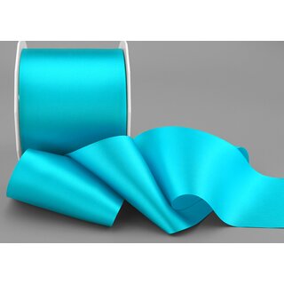 25 m x 72 mm Satinband Sophie TRKIS (703) Satin Tischband Schleifenband breites weiches Band Tischdekoration Tisch Deko