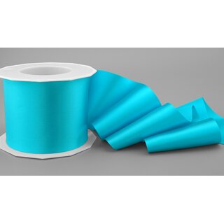 25 m x 72 mm Satinband Sophie TRKIS (703) Satin Tischband Schleifenband breites weiches Band Tischdekoration Tisch Deko