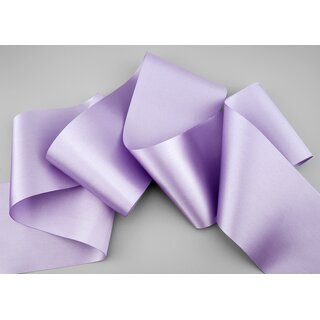 3 m x 72 mm Satinband Sophie FLIEDER Lavendel (024) Satin Tischband Schleifenband breites weiches Band Tischdekoration Tisch Deko