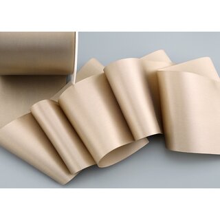 3 m x 72 mm Satinband Sophie TAUPE (105) Satin Tischband Schleifenband breites weiches Band Tischdekoration Tisch Deko