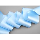 3 m x 72 mm Satinband Sophie HELLBLAU (612) Satin...