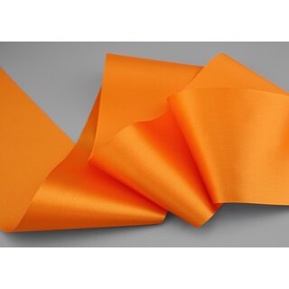 3 m x 72 mm Satinband Sophie ORANGE (620) Satin Tischband Schleifenband breites weiches Band Tischdekoration Tisch Deko