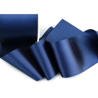 3 m x 72 mm Satinband Sophie DUNKELBLAU (624) Satin Tischband Schleifenband breites weiches Band Tischdekoration Tisch Deko