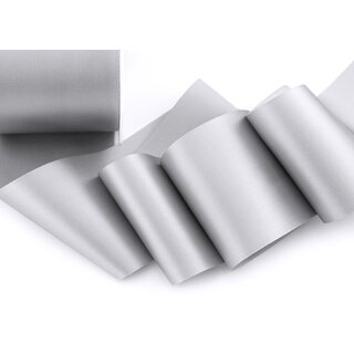 3 m x 72 mm Satinband Sophie GRAU Taubenblau (631) Satin Tischband Schleifenband breites weiches Band Tischdekoration Tisch Deko