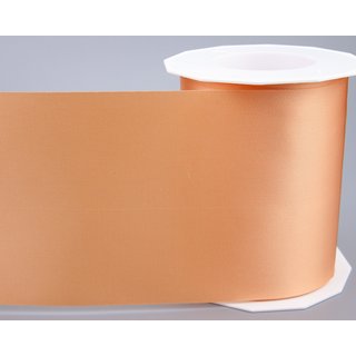 25 m x 112 mm Satinband Sophie APRICOT (134) Satin Tischband Schleifenband breites weiches Band Tischdekoration Tisch Deko