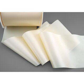 25 m x 112 mm Satinband Sophie CREME Ivory (004) Satin Tischband Schleifenband breites weiches Band Tischdekoration Tisch Deko